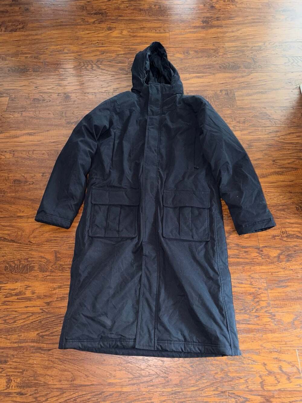 L.L. Bean Long Gore-Tex Parka Size L Tall Black Winter Coat